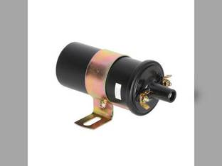 Distributor Coil - 12 Volt - Using External Resistor Compatible with Ford International Massey Ferguson 50 135 165 John Deere 3010 3020 Minneapolis Moline Oliver Allis Chalmers Case Massey Harris
