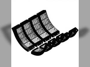 Concave KX7 Set of 8 - Standard Tough-Thresh Cereal/Small Seed Kit - Kondex fits Case IH AFX7010 AFX8010 7120 7230 8120 8230 9120 9230 84563344 84563345 84237557 84237558 84237561 84237562