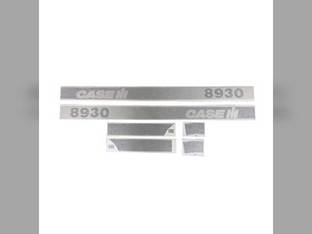 Hood/Cab Stripe Decal Set Gradient - Vinyl fits Case IH 8930