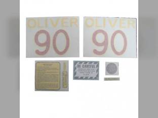 Tractor Decal Set 90 Vinyl fits Oliver 90