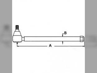 Tie Rod Tube With End Leyland 272 384 344 602 253 465 245 802 262 255 282 702 502 27H9431