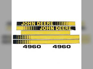 Hood Decal 4960 fits John Deere 4960 JD4960