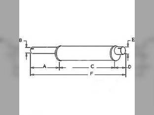 Muffler Minneapolis Moline Big Mo Jet Star 10A14337
