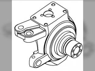 Dana / SpicerĀ® Steering Knuckle Assembly MFWD Right Hand Case IH Magnum 245 MX230 MX270 MX245 Magnum 305 Magnum 215 MX285 Magnum 255 MX305 MX255 Magnum 275 MX210 MX240 MX275 MX215 New Holland TG230
