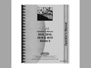 Operator's Manual fits Ford 2810 2910 3910 4610