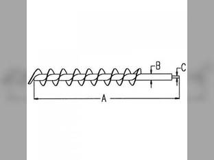 Used Horizontal Unloading Auger fits John Deere 7720 8820 9400 9410 9500 9500 SH 9501 9510 9510 SH 9600 9610 9610 AH113501 AH116108 AH123437 AH143729 AH96555 AH132033