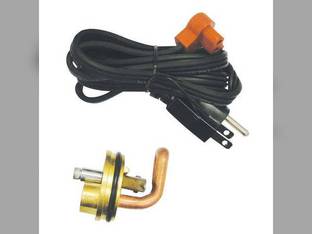 Frost Plug Heater - 1 3/4" 600 Watt 120V Ford TW10 TW20 3000 3100 3300 3500 3600 4000 4100 4200 4400 4600 5000 5100 5200 7000 7100 7200 7600 7610 7710 8000 8700 9700 4500 TW30 Massey Ferguson 3165