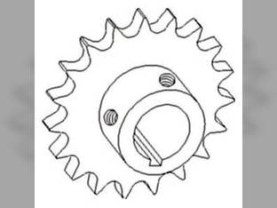 Sprocket - Unloading Auger Countershaft Drive Compatible with John Deere 9510 9600 9400 9550 9560 9760 STS 9450 9660 9750 STS 9410 9610 9650 STS 9560 STS 9650 CTS 9660 STS CTSII 9860 STS 9550 SH