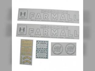 McCormick Farmall Decal Set Super AV Culti-Vision Vinyl fits International Super A