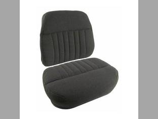 Cushion Set - Fabric Black 2 Pieces fits Case 2290 fits International Hydro 186 786 886 986 1086 1486 1586 3088 3288 3488 3688 5088 5288 5488 fits Massey Ferguson 4800 4840 4880 4900 fits Versatile