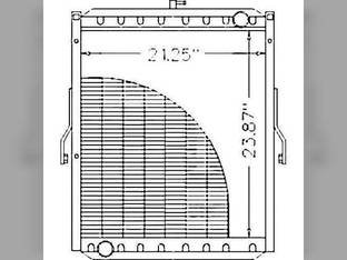 Radiator Ford 675 655 555 575 New Holland LB75 LB75CP 85802859