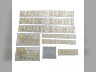 Tractor Decal Set Challener Colt Mustang Pacemaker & Pony 4 Wheel Drive Vinyl Massey Harris Challenger 201 744 82 202 20 81 Pony Pacemaker 30 333 50 22 101 203 745 444 44 102 Colt 33 555 55 Mustang
