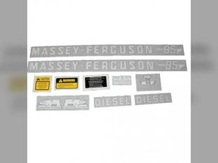 Tractor Decal Set 85 Diesel Vinyl Massey Ferguson 85