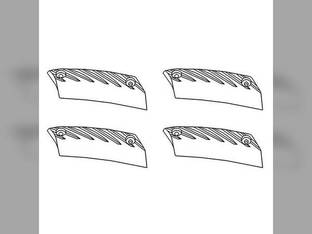 Helical Bar 4 Pack fits International 1420 fits Case IH 1620 1310255C1 1310246C1