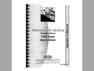 Operator's Manual fits Minneapolis Moline Super U302