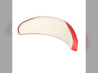 Backrest Curved Wood Backed Vinyl White/Red International 560 560 560 560 460 460 660 660 362757R91