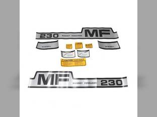230 Decal Set Mylar fits Massey Ferguson 230