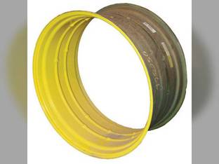 18" x 38" Double Bevel Rear Rim Yellow Universal