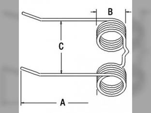 Baler Pickup Tooth Ford 250 532 150 506 520 530 509 504 350 540 542 TEF1C