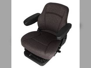 Seat Assembly - Air Suspension Fabric Gray Case IH 7110 8940 7240 7220 8950 MX120 7250 MX210 7210 7150 8920 7140 7230 7120 8930 8910 7130 MX230 New Holland McCormick Case Hagie Versatile Deutz Allis