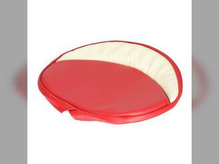 Pan Seat Tie On Cover Vinyl Red & White International 230 460 400 C 350 130 Super C 444 2606 340 2444 2504 450 404 Cub Super M M MD Super A Cub Lo-Boy 606 H 240 140 300 200 504 100 330 Super MTA 2404
