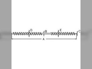 Auger - Grain Shoe Supply (Distribution) - RH John Deere 7700 6601 6600 6602 7701 6620 7720 8820 6622 7721 AH95943