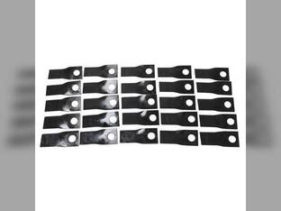 Disc Mower Blade - Right Hand 18� Twist 25 Pack fits Case IH 3309 ZA113384A1 fits Hesston 1004 1005 1006 1007 1008 fits New Idea 5406 5408 5410 5209 5212 527748NI fits Bush Hog DM70 DM80 DM90 527748BH