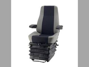 Seat Assembly - KAB 554 with Armrests Air Suspension 24V Cloth fits Case 8900059165 fits Komatsu WA250-3 WA320-3 WA380-3 WA500-3 421-57-31310 421-57-31220 421-57-31111 fits Doosan fits Hyundai