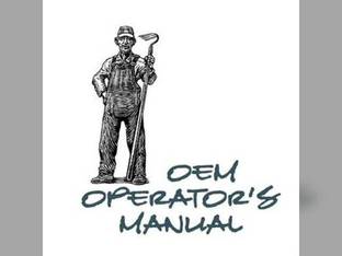 Operator's Manual - 1050 Compatible with John Deere 1050 R70718