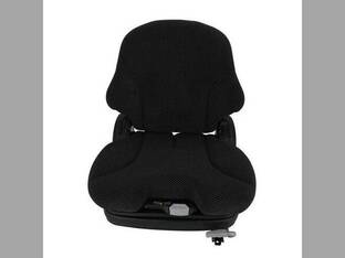 Seat Assembly - Air Suspension Fabric Black Case 440 95XT 90XT 450 1845 1840 85XT 1845C 410 430 420 John Deere 325 315 270 260 240 250 320 Bobcat S250 T190 S175 S150 S185 S130 S160 S205 Caterpillar