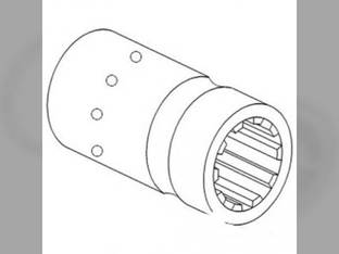 Shear Tube Coupling Sleeve - Reduction Massey Ferguson 202 203 204 205 2200 F40 TO35 35 50 65 135 148 150 155 165 168 175 178 188 183088M2
