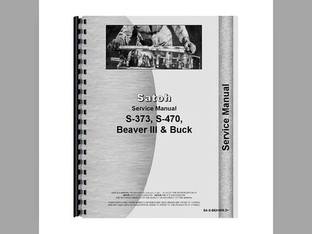 Service Manual fits Satoh Beaver Buck S373D Beaver S470
