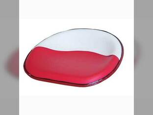 Pan Seat Rail Mount Vinyl Red and White fits International C Cub Cub Lo-Boy H M Super A Super C Super M Super MTA 100 130 140 200 230 240 300 330 340 350 400 404 444 450 460 504 606 2504 2606 49498DE
