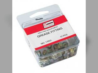 Grease Fitting Assortment - 23 Zerk Fittings in 8 Sizes