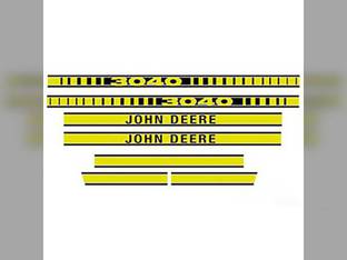 Hood Decal Compatible with John Deere 3040 JD3040
