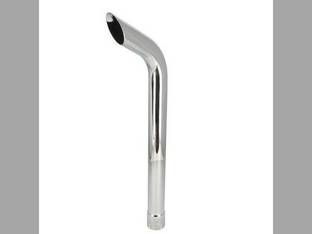Exhaust Stack - 3-1/8" x 38" Curved Chrome Case IH 5250 5140 5240 5230 5130 5120