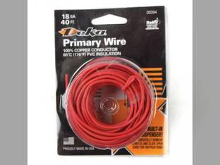Wire Primary 18 Gauge 40' Red fits Wiring, Relays, Switches Wire