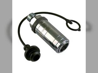 Hydraulic Quick Release Coupling with Dust Plug Female Compatible with John Deere 7400 6220 7410 7710 6715 6415 6615 7210 7610 6420 6215 7510 7810 6120 6320 6320 7200 New Holland Case IH McCormick