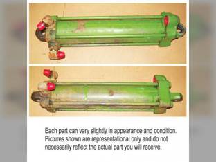 Used Feedback Steering Cylinder Assembly fits John Deere 444C 444CH 544C 644C 646C 444C 544C 644C 8430 8440 8450 8630 8640 8650 8850 AR70380