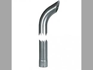 Exhaust Stack - 2-15/16" X 48" Curved Chrome John Deere 3010 4020 4230 3020 4010