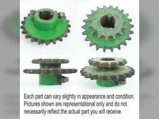 Used Feeder House Drive Sprocket John Deere 9600 9400 9500 9410 9610 CTS CTSII 9501 9510 AH125782