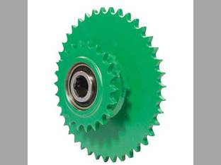 Sprocket - Double Mega Wide Pickup Compatible with John Deere 456 457 466 567 467 566 556 557 446 547 546 568 468 447 AE51818