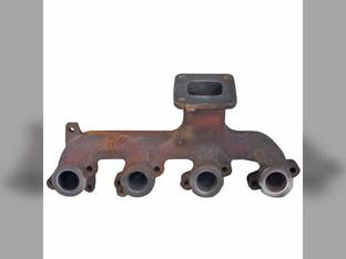 Used Exhaust Manifold Compatible with John Deere 6310S 6410L 6120 6320 6120L 6320L 6310L 6410S 410K 310K 6210L 6220 310SK 6220L 6410 6520L 6420 6215 6110L 6110 6310 6420L 6405 325SK 6510S 6415 6210
