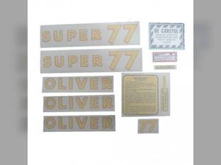 Super 77 Decal Set Vinyl fits Oliver Super 77