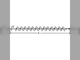 Auger - Lower Tailings Return Compatible with John Deere 6602 6601 6600 LAJR6600