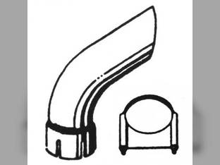 Exhaust Stack Repair Kit fits Case IH 7240 7250 8920 8930 8940 8950