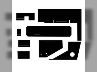 Cab Foam Kit less Headliner Black John Deere 6620 7720 8820