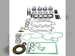 Engine Rebuild Kit - Less Bearings New Holland LS175 L215 L218 L220 C175 L175 TC55DA Case 420CT 420 SR175 SV185 SR160 Case IH DX55 Perkins 404C-22T Takeuchi TW60 Shibaura N844LT