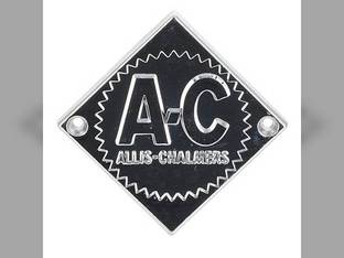 Emblem Chrome with Chrome Background And Starburst fits Allis Chalmers D10 D12 D14 D15 D17 D19 D21 ED40 70246724 70233852 fits Gleaner A2 C E E3 F