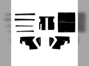 Cab Foam Kit with Headliner Stopler Cab 8 Pieces Black Compatible with John Deere 4620 4020 3020 4320 4520 4010 4000 3010